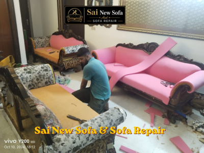 This image is describing sofa repair center in sector 45 Gurgaon